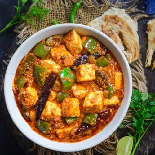 Keto Kadhai Paneer