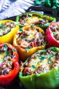 Keto Stuffed Bell Peppers