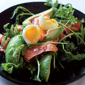 Salmon Egg and Avocado Salad