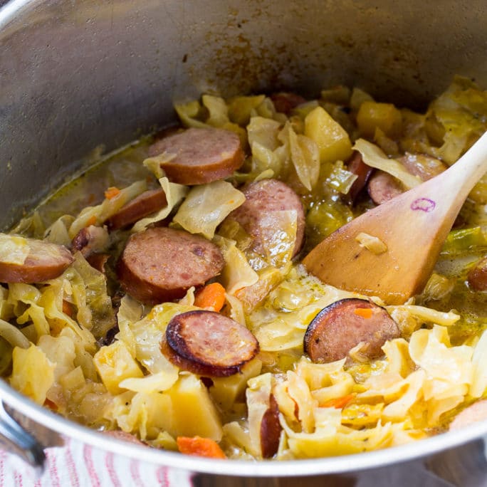 Sausage and Cabbage Soup