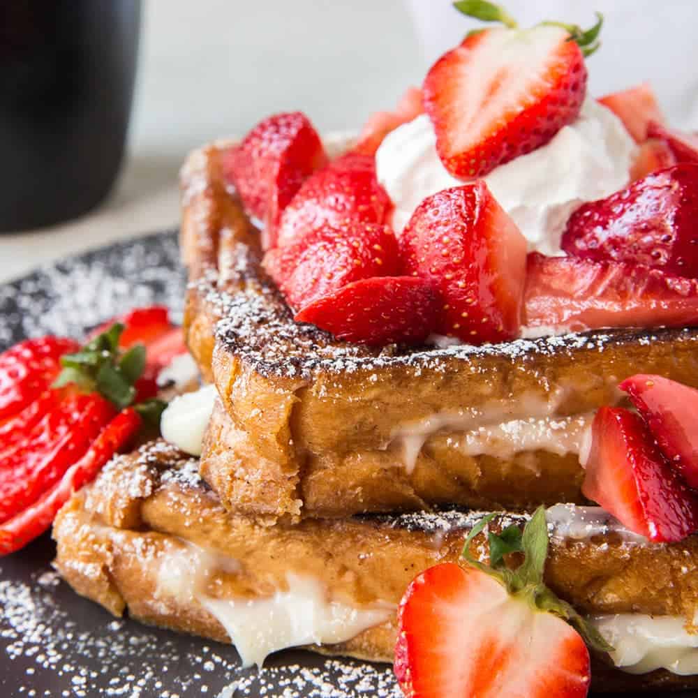 Cream Cheese Stuffed French Toast