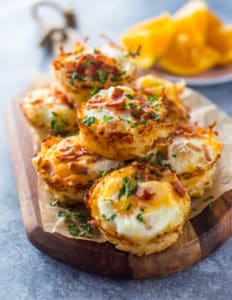 Hash Brown Egg Nests